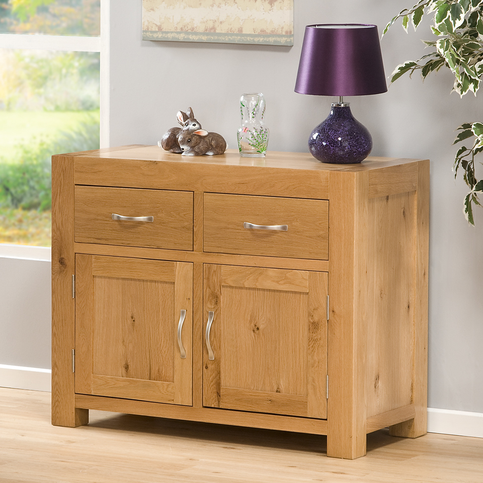 Suffolk Oak 2 Door Buffet Sideboard