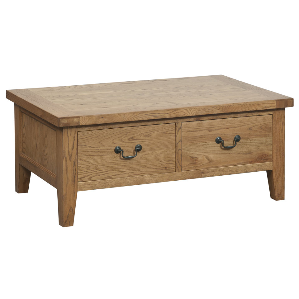 Tavistock Oak 2 Drawer Coffee Table