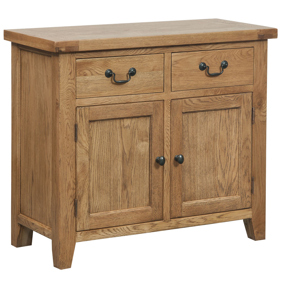 Gardens and Homes Direct Tavistock Oak 2 Drawer Sideboard