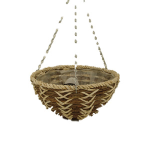 14 Inch Banana Braid Hanging Basket