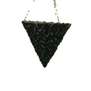 gardman 14 Inch Woven Water Hyacinth Hanging Cone