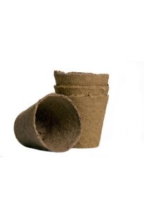 Peat Pots - 8cm Round x 12