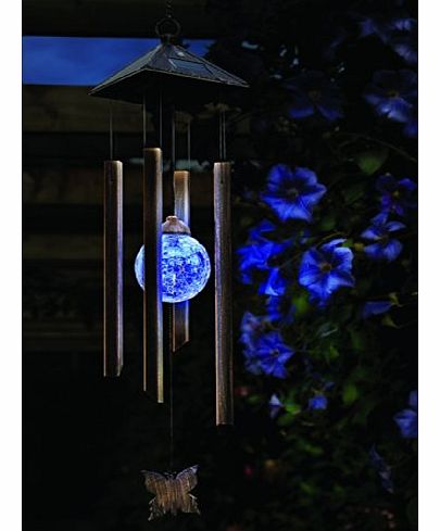 Solar Wind Chime Garden Light