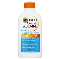 Garnier Ambre Solaire Light and Silky Milk 6 200ml