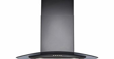 GDHA 700CGH 70cm Chimney Hood Black