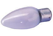 GE Lighting 60BCOPPC / 60W Candle Lamp - Bayonet Cap - Opal - Pack of 4