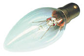 60SBCCLPC / 60W Candle Lamp - Small Bayonet Cap - Clear - Pack of 4