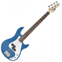 Gear4Music 3/4 LA Bass Guitar by Gear4music Blue