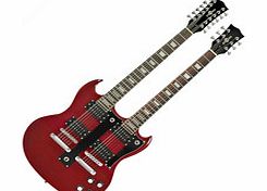 Brooklyn Double Neck Guitar by Gear4music