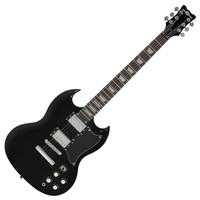 Brooklyn Electric Guitar by Gear4music Black