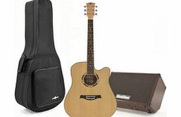 Deluxe Dreadnought Guitar and 60w SubZero Amp