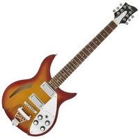 Electric-RC Guitar by Gear4music Honey Burst