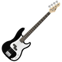 Gear4Music LA Bass Guitar by Gear4music Black