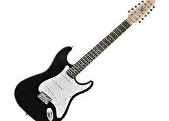 LA Deluxe 12 String Electric Guitar by Gear4music