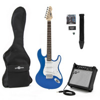 LA Electric Guitar + Amp Pack Blue