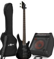 Lexington Bass Guitar by Gear4music + BP80 Pack