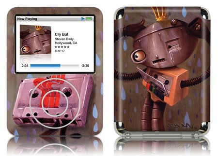 GelaSkins iPod 3rd Nano Video GelaSkin Cry Bot by Steven