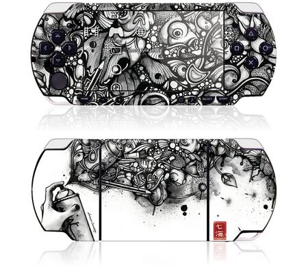 Sony PSP Slim / Lite GelaSkin Ink Pond by Nanami