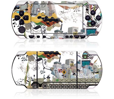 Sony PSP Slim / Lite GelaSkin Kurumachi by Loworks