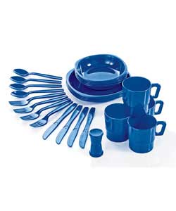 26 Piece Plastic Outdoor Dining Set