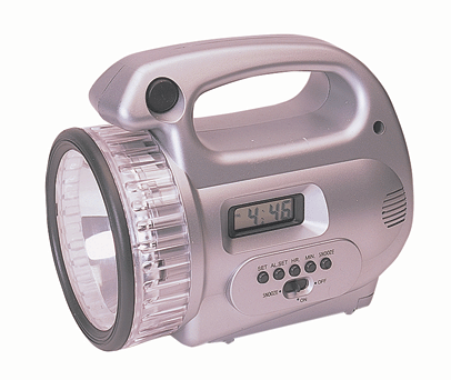 AM/FM Radio Clock Alarm/Torch