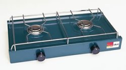 GELERT Economy Double Burner Gas Cooker