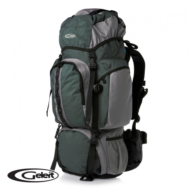 GELERT Wilderness 65L Rucksack - Sycamore/Flint