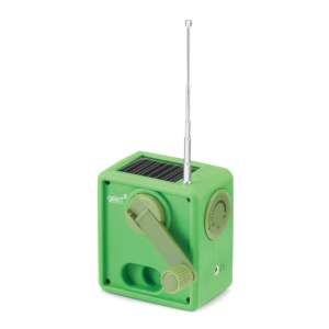 GELERT Wind Up/Solar Power Radio