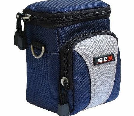 Gem  Anti-Shock Case for JVC GZ-HD520BEK, GZ-MG630AEK, GZ-MG630REK, GZ-MG630SEK, GZ-MG645BEK, GZ-MG750BEK, Hard Disk Camcorder