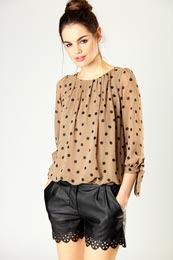 Gemma polka Dot Blouse