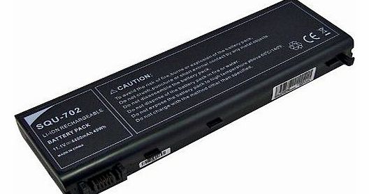 Generic 4400mAh 6cell SQU-702/ARGO Replacement Laptop Battery for Advent 9915W; P-B EasyNote MZ45/ARGO G; Datron PL3C AL-096