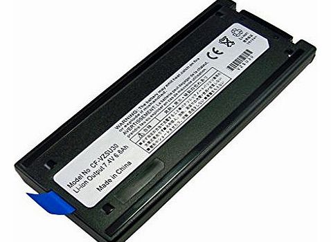 Generic 7.4V 6600mAh 6 Cells Replacement Laptop Battery CF-VZSU30B for Panasonic Toughbook CF-18