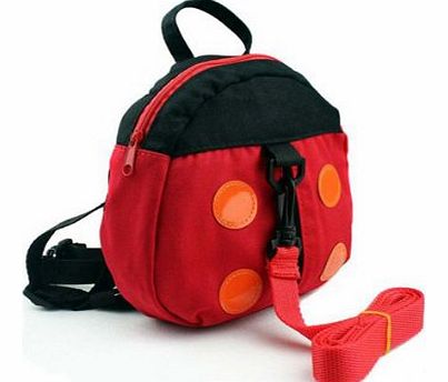 Generic Baby Kid Keeper Toddler Walker Safety Harness Backpack Bag Strap Rein Ladybird