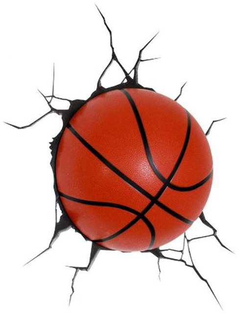 Generic Basketball 3D LED Wall Light