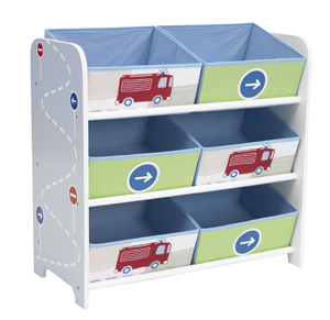 Boys 6 Bin Storage