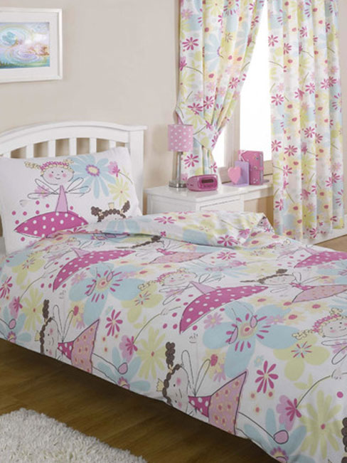 Fairy Princess Single Duvet Cover and Pillowcase