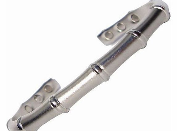 Magnetic Bamboo Design Bangle - Magnetic Therapy Bracelet (Silver)