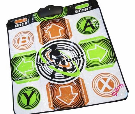 Non-Slip Dance Revolution DDR Dancing Pad Mat Compatible for Microsoft Xbox 360 PC Game