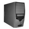 PC115B SLVR/BLK DELUXE MIDI TOWER CASE 350W PSU