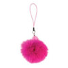 Generic Pom-Pom Mobile Phone Charm - Fuscia