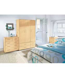 genoa 3 Piece Bedroom Package - Maple