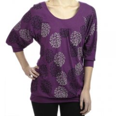 Ladies Gentle Fawn Horizon Top Boysenberry