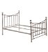 Georgian Antique-Silver Effect Bedstead