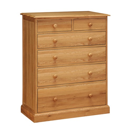 Georgian Oak 2 4 Chest of Drawers 1001.034