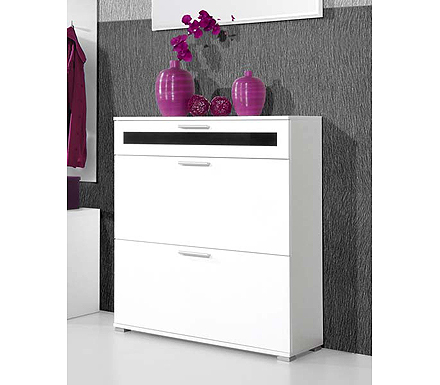 Mataro Shoe Cabinet in White