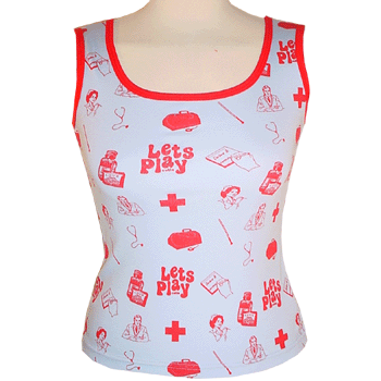 Get Cutie Lets Play Doctor Vest Top