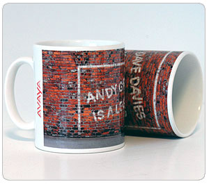 Avaya Personalised Football Mug - Wall