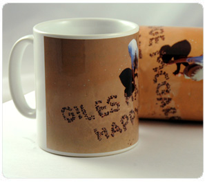 Personalised 40th Birthday Mug - Pebbles