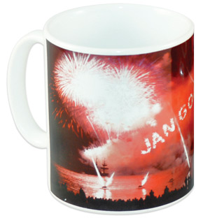 Personalised Fireworks Mug