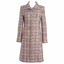 Gharani Strok Mauve tweed coat